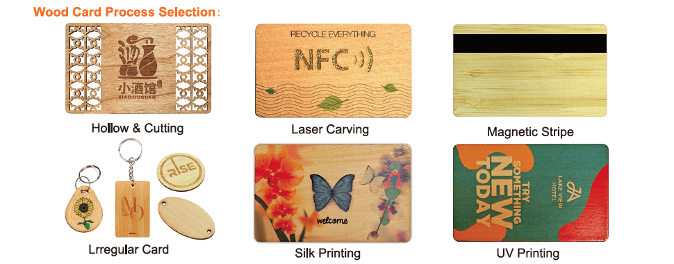 Wood Card Process Selectio